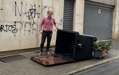  El PP propone anclar contenedores para evitar riesgos por viento 