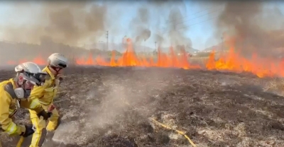  Extinguido el incendio junto al Hospital Neurotraumatológico 