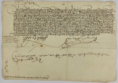  El Archivo Histórico expone una carta de los Reyes Católicos de 1489 