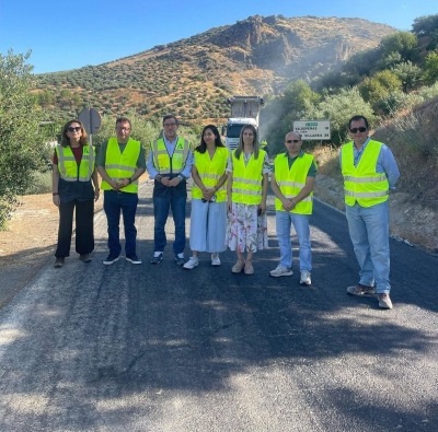  Reabre al tráfico la carretera A-6050 a su paso por Castillo de Locubín 