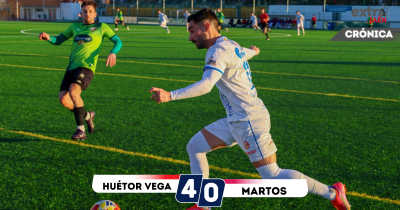  El Martos consuma el descenso con goleada en Huétor Vega 