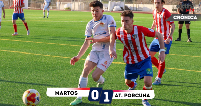  El Atlético Porcuna se lleva por la mínima el derbi ante el Martos 