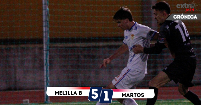  El Melilla B mete en un problema al Martos 