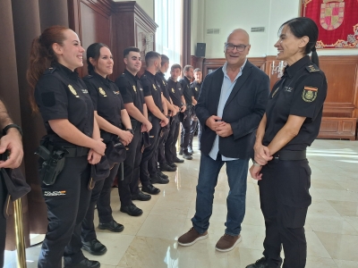  La Comisaría Provincial de Jaén recibe nuevos agentes en prácticas 