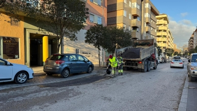  El Ayuntamiento arregla los baches producidos por las borrascas 