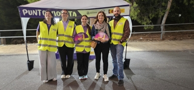  Primera madrugada sin incidencias en el Punto Violeta del ferial 