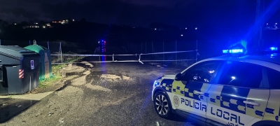  Corte preventivo de la carretera a La Manseguilla por escorrentías 