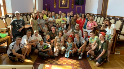  Más de 30 niños ucranianos disfrutan del verano en Jaén 