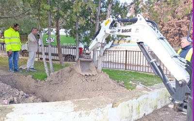  El Ayuntamiento renueva el saneamiento del CEIP Navas de Tolosa 