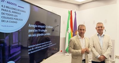  Julio Millán anuncia 4, 3 millones para los colegios de la capital 