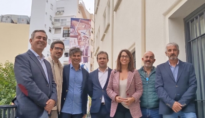  La capital estrena mural en homenaje a Francisco Baños 