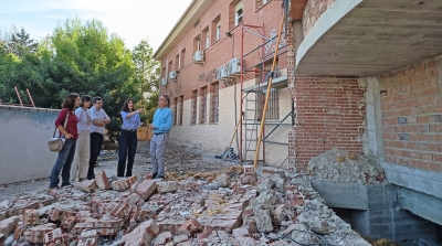  El Ayuntamiento inicia obras urgentes en el CEIP Navas de Tolosa 