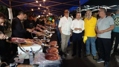  El Gran Eje vive la cuarta Fiesta del Jamón en una noche festiva 