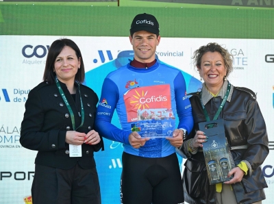  Milán Fretin gana la etapa jiennense de la Vuelta a Andalucía 