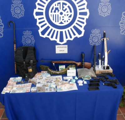  Tres detenidos al desmantelar un punto de venta de droga en Úbeda 