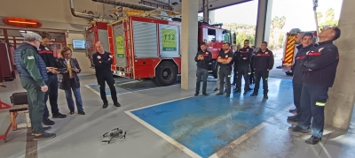  Bomberos de la capital se forman en el uso de drones en emergencias 