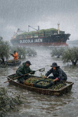  El Expositor: Aceituna en barca 