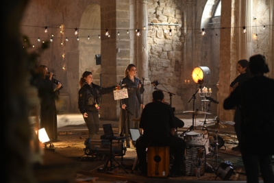  Edurne graba para HBO un concierto en la iglesia de San Lorenzo de Úbeda 