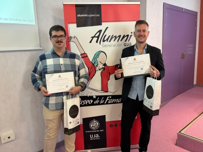 La UJA distingue a dos alumnos egresados en su ‘Paseo de la Fama’ 