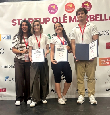  La UJA gana los tres primeros premios en una startup de emprendimiento 
