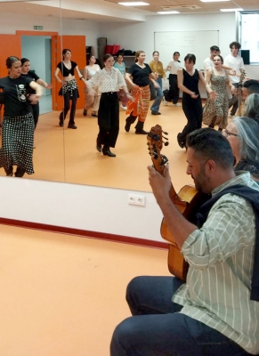  La UJA celebra el Día Internacional de la Danza con un taller de flamenco 