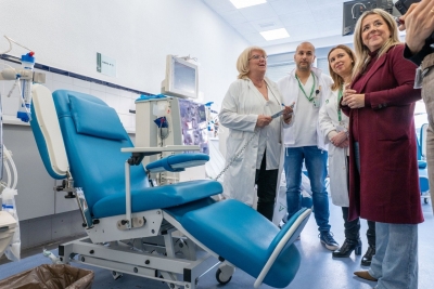  El Hospital de Jaén incorpora doce nuevos sillones para Hemodiálisis 