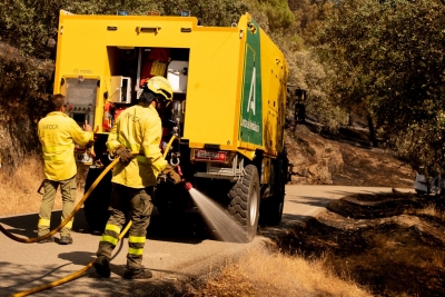  Controlado el incendio de Santa Elena tras afectar a 160 hectáreas 
