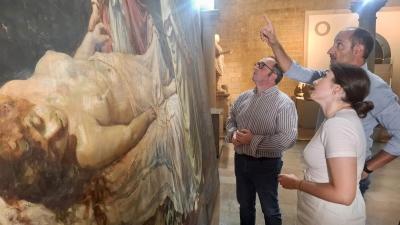  El Museo de Jaén restaura la obra 'Nerón ante el cadáver de Agripina 