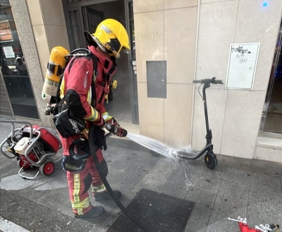  Arde un patinete eléctrico en una vivienda del Gran Eje 