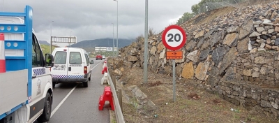  La Policía Local repone las señales de tráfico afectadas por el temporal 
