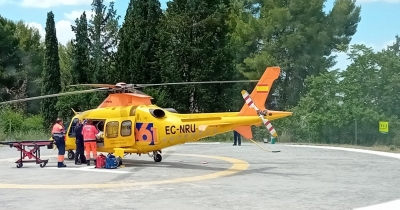  Herido tras caer cambiando un foco en un polideportivo 