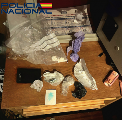  Detenido en un hotel de Jaén con 50 gramos de cocaína ocultos 